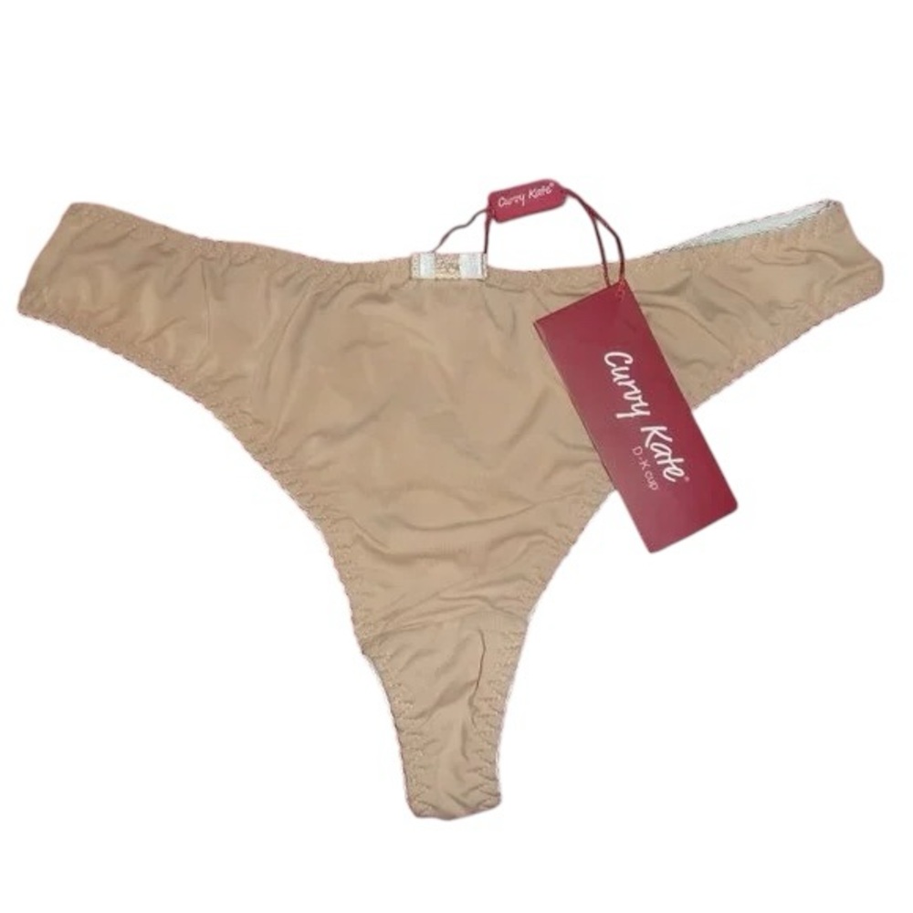 M Curvy Kate Thong Panties, Nude Tan Beige, Daily Boost, Size USA Medium, UK 12